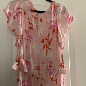 ELOQUII Ruffle Maxi dress